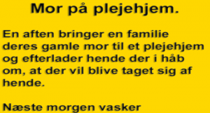 mor på plejehjem