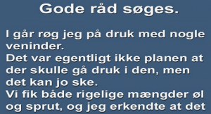 på druk